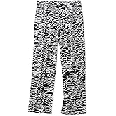 PNAEONG Women's Capri Pajama Pants Lounge Causal Bottoms Fun Print Sleep Pants