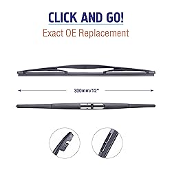 12 inch (12-A) Rear Wiper Blades Replacement for