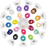 ZCOINS 200pcs Tiny 2mm Hair Bands Multicolor Elastic Ponytail Holders view 7
