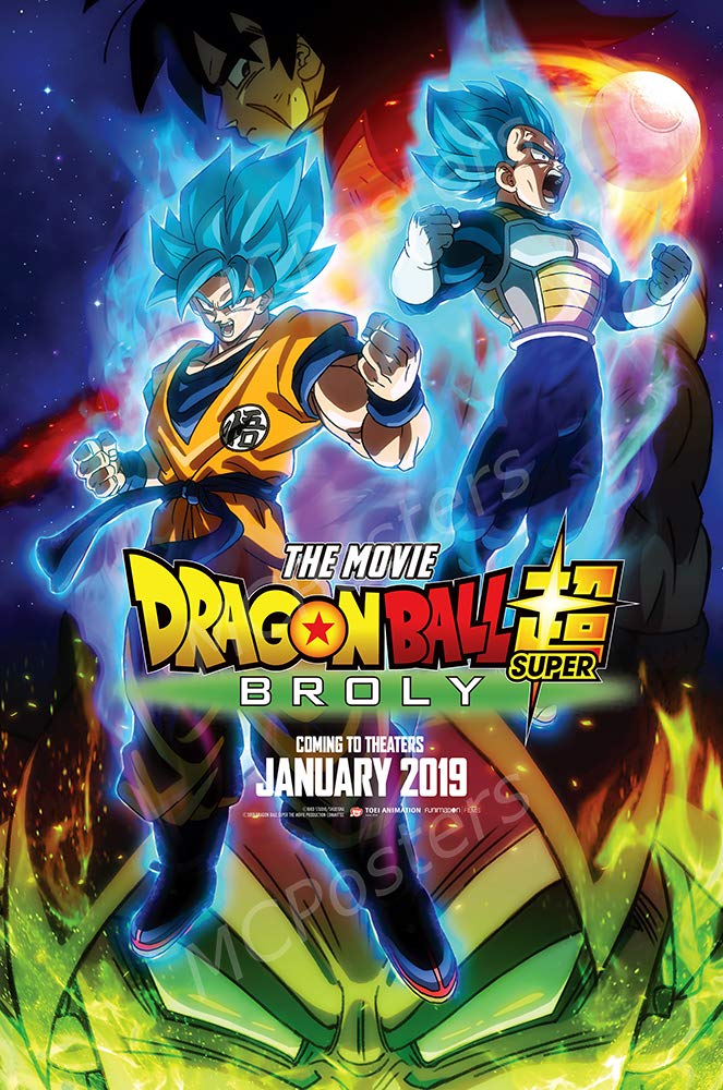 MCPosters - Dragon Ball Super Broly The Movie Glossy Finish Movie Poster - MCP577 (24" x 36" (61cm x 91.5cm))