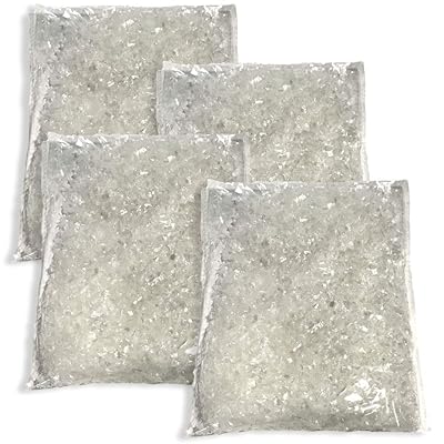 Neve Artificiale Scintillante Banberry Designs – Set Da 4 Sacchi Da 290 Grammi Per Decorazioni Natalizie, Villaggi In Miniatura E Centrotavola Invernali