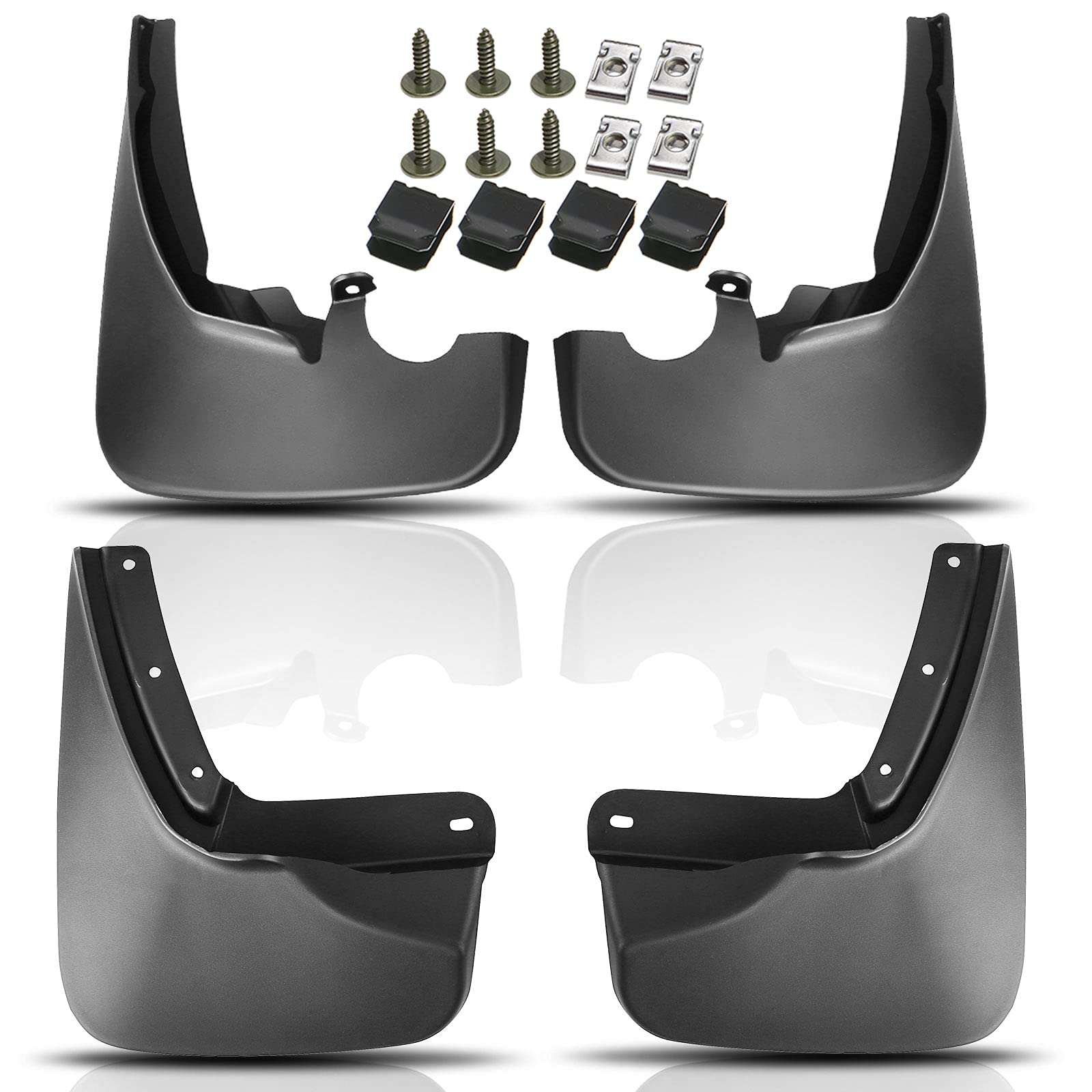 Photo 1 of YHTAUTO Set of 4 Mud Flaps Splash Guards Accessories Replacement for Ford Explorer 2019-2023 Sport Utility, Front and Rear LH RH, Black