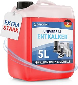 Universal Entkalker Konzentrat I 5 Liter Kanister für Kaffeevollautomaten & Kaffeemaschine I Konzentrat mit Farbindikator I universell einsetzbar für alle Marken