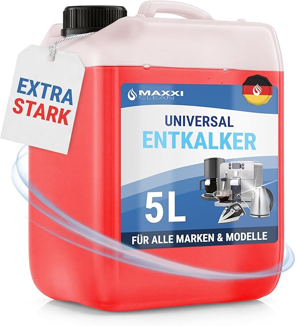 Universal Entkalker Konzentrat I 5 Liter Kanister für Kaffeevollautomaten & Kaffeemaschine I Konzentrat mit Farbindikator I universell einsetzbar für alle Marken