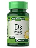 Nature's Truth Vitamin D3 400 IU | 100 Tablets