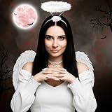 Redstar White Angel Wings and Halo Costume Women Girls view 5