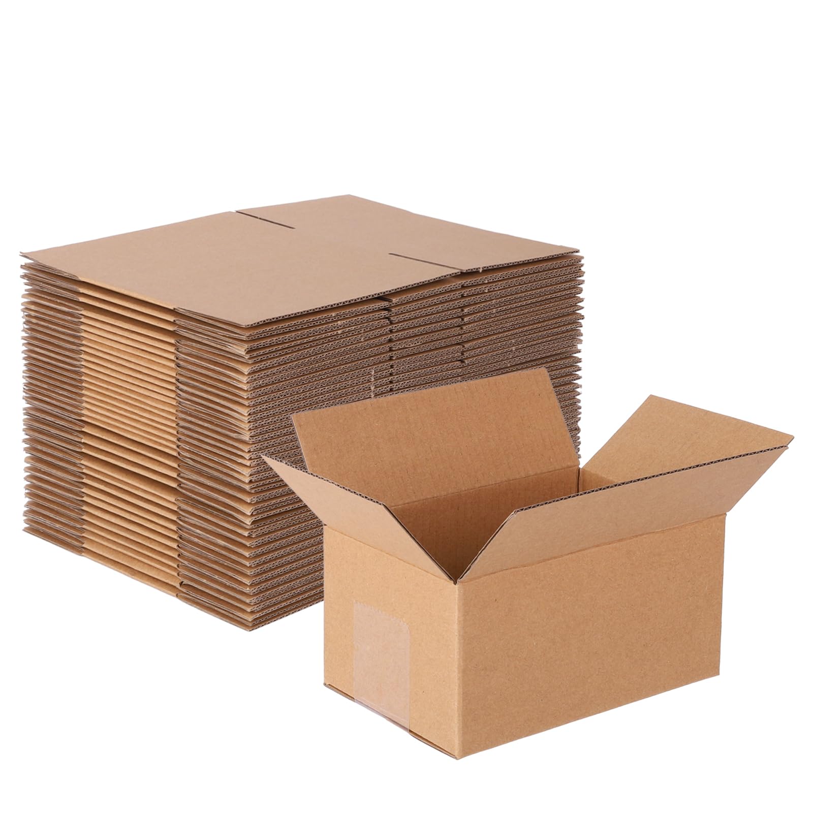 ZMCYN 40 Pack 6x4x3 inch Shipping Boxes, Corrugated Cardboard Mailer Shipping Boxes, Small Mailing Packing Boxes for Shipping, Packing, Storage
