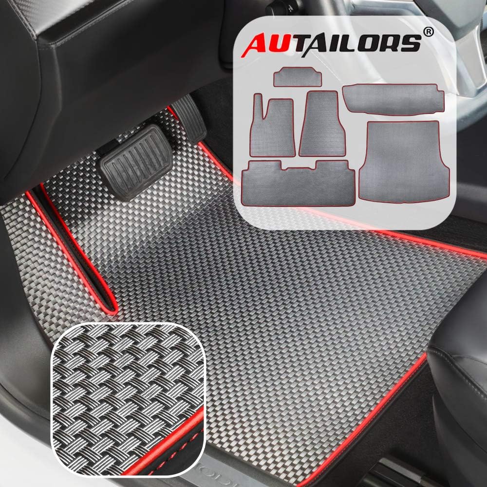 AUTAILORS Tesla Model S Floor Mats 2016 2017 2018 2019 2020