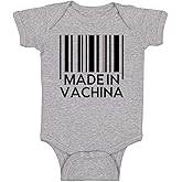 Made in Vachina - Funny Baby Essentials Bodysuit - Newborn Boy Clothes Cute Baby Girl Romper (12 Months, Sports Grey)