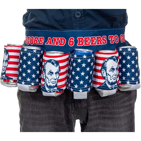 Beer Belt Target Beer Belt, Fourth Of July American Patriotic Beer