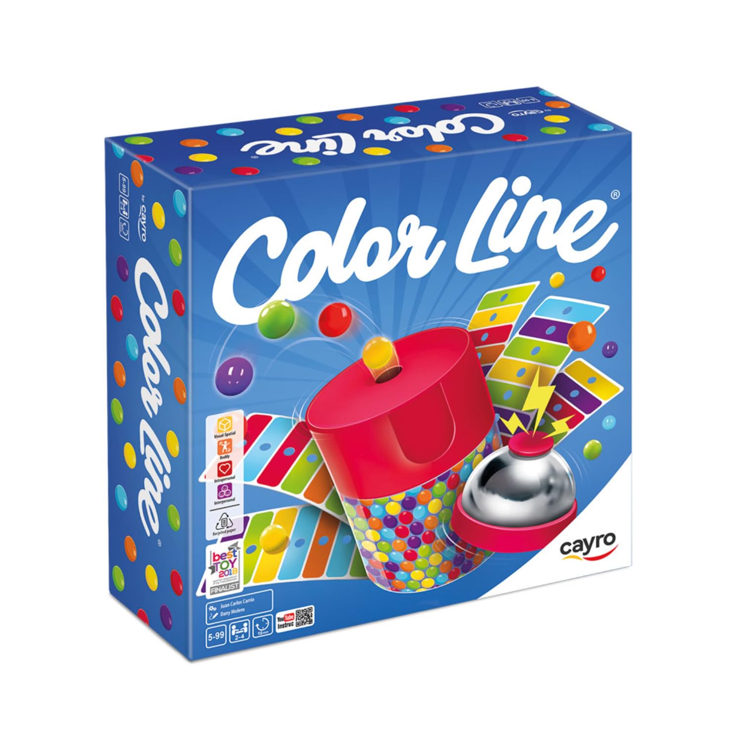 Cayro - Color Line - Game of action and speed - board game - Development of manual skills and spatial vision - Board game (332)