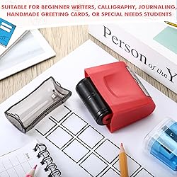 Nezyo Rolling Stamp 2 Squares Self Inking Black Ink