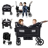 Wagon Stroller for 2 Kids & Cargo-Travel Stroller
