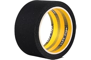 LLPT Wetsuit Repair Tape Iron On 2” x 16.5 Ft Seam Sealing Patch Waterproof for Neoprene Wetsuit Drysuit Fishing Suits Industrial Standard Carrier Material Color Black(IR2065)