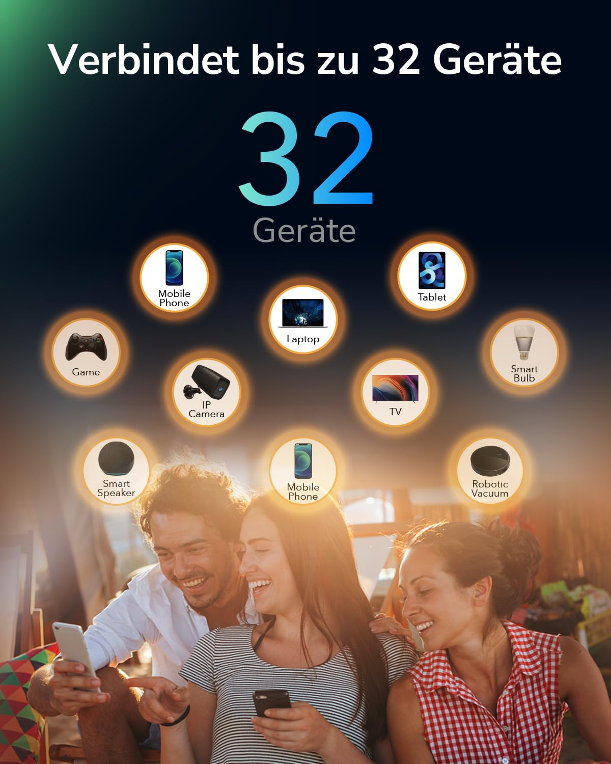 Cudy 4G LTE Router SIM Karte, N300 WLAN Router, 300 Mbit/s WLAN, SIM-Kartensteckplatz für jeden Betreiber FDD und TDD, DDNS, PPTP/L2TP VPN, LT400 5