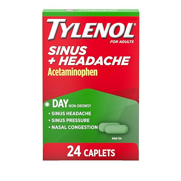 TYLENOL SINUS + HEADACHE DAYTIME NON-DROWSY RELIEF CAPLETS,...