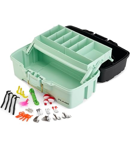 Plano One Tray Tackle Box, Dark Green Metallic : Sports & Outdoors