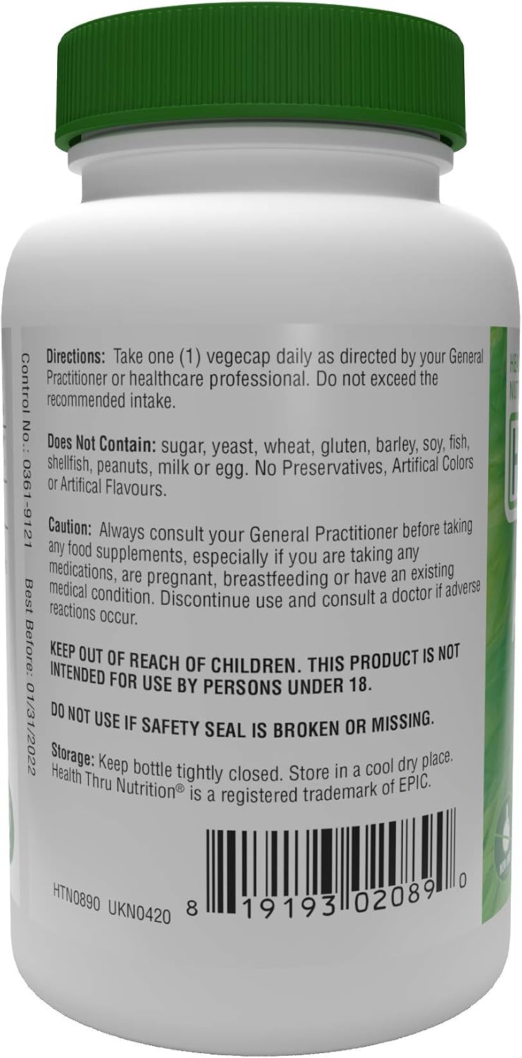 Alpha Lipoic Acid (ALA) 600mg Vegecaps, 60 count (Pack of 1) - Image 3