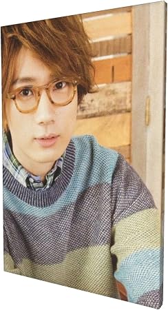 Amazon 21年新款 江口拓也 えぐちたくや Eguchi Takuya テーマ装飾絵画ポスター木製フレームキャンバス絵画内壁装飾壁画壁ステッカー現代絵画 30 45cm ウォールステッカー オンライン通販