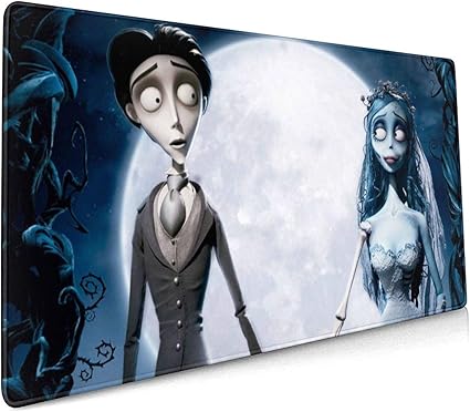 Amazon ティム バートンのコープスブライド 1 人気のファッション 環境保護 大型 専用マウスパッド ゲーミングマウスパッド オフィス用マウスパッド 防水 滑り止マウスパッド 耐久性 厚手の設計 操作感がより快適です サイズ 90x40x0 3cm Unbeanded