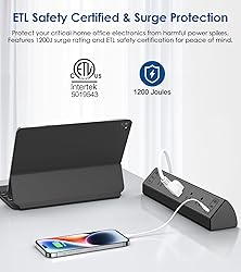 Jgstkcity Desk Clamp Power Strip USB C,40W Total