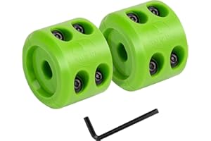Y YOU DA SAFE & SOUND Winch Cable Hook Stopper 2 Pack, Silicone Rubber Stopper Protects Synthetic Winch Rope, Towing Hook, Cable Line for ATV UTV, Green