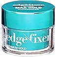 KISS Colors & Care Maximum Hold Edge Fixer, 24 Hour Scented Styling Hair Gel with Biotin, Non-Greasy, Long-Lasting Moisture & Shine for All Hair Types, 30 mL (1.01 US fl. oz.), Watermelon