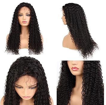 Amazon Com Brazilian Curly Lace Frontal Wigs Curly Wigs Natural