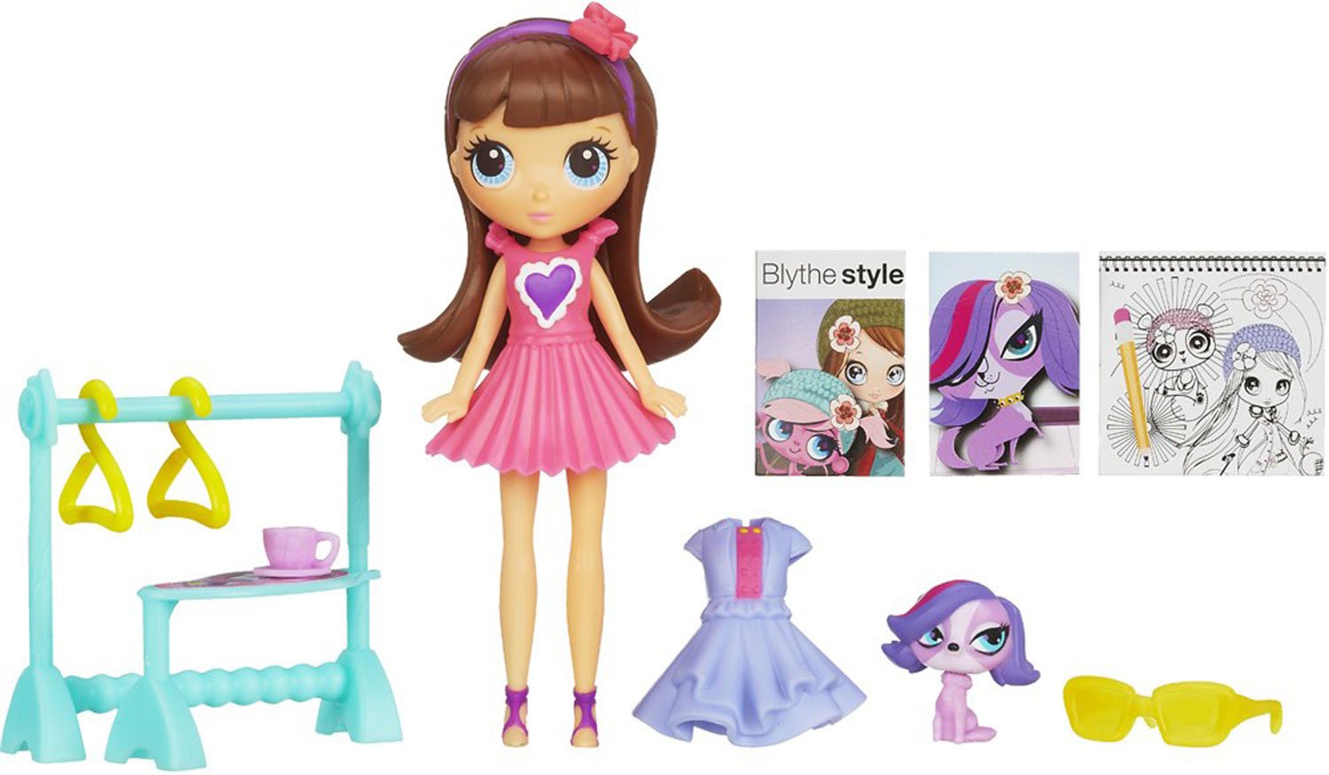 Hasbro Littlest Pet Shop Blythe Design Dreams #B57 Blythe & #3355 Zoe Trent