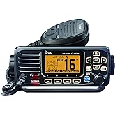 Icom IC-M330 Ultra Compact VHF Marine Transceiver Without GPS - Black