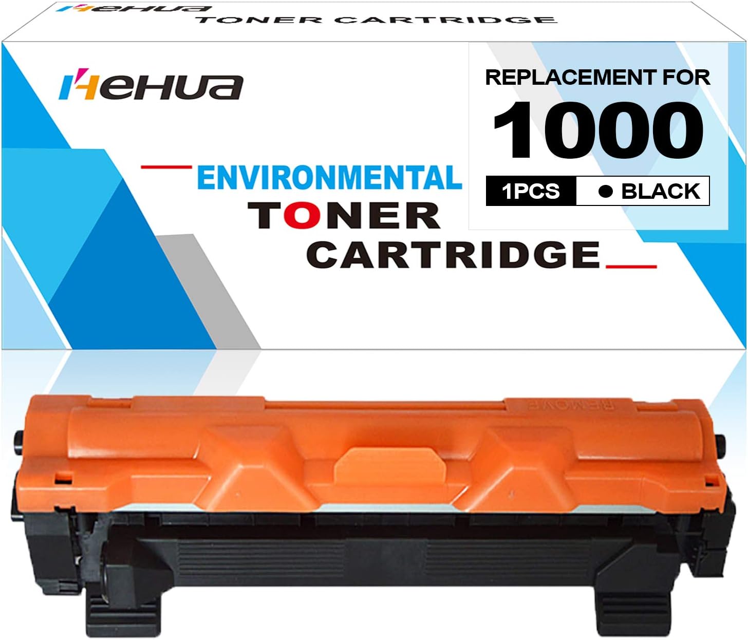 Hehua Compatible for Brother TN1000 TN-1000 Toner Cartridge Use for Brother HL-1110 HL-1112 HL-1210W MFC-1810 MFC-1910W DCP-1510 DCP-1512 DCP-1610W (Black, 1 Pack)