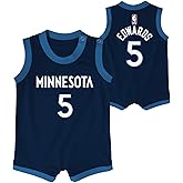 Anthony Edwards Minnesota Timberwolves NBA Infants 12-24 Navy Icon Edition Player Jersey