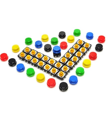 Tactiele Drukknop Schakelaar Mini Micro Momentary 4 Pin Tact Schakelaars Assortiment Kit 10 Waarden 180 STKS Tactiele Drukknop Schakelaar Mini Micro Momentary 4 Pin Tact Schakelaars Assortiment Kit 10 Waarden 180 STKS