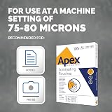 Fellowes Apex A4 Laminating Pouches Glossy 100 Sheets 75/80 Micron view 3