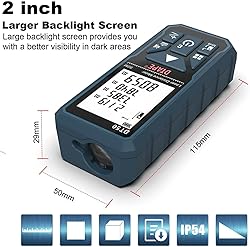 Laser Measuring Tool 165ft, DTAPE Laser
