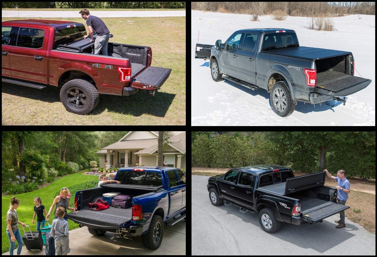 Amazon Com 2014 2018 Chevy Silverado Gmc Sierra 6 5 Ft Bed Gator Pro Premium Soft Tri Fold Truck Bed Tonneau Cover Gsf0133 Made In The Usa Automotive