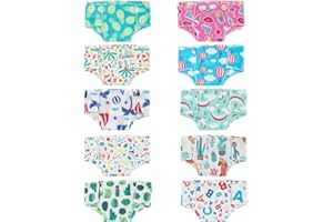 SOTOGO 10 Pieces Doll Diapers Doll Underwear Doll Underpants Doll Accessories for 14-18 Inch Baby Dolls and American Doll