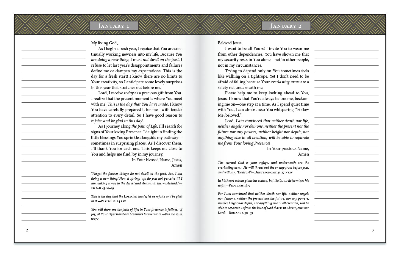 Jesus Listens Note-Taking Edition, Leathersoft, Gray, with Full Scriptures: Daily Devotional Prayers of Peace, Joy, and Hope (A 365-Day Prayer Book) Jesus Listens Note-Taking Edition, Leathersoft, Gray, with Full Scriptures: Daily Devotional Prayers of Peace, Joy, and Hope (A 365-Day Prayer Book) Jesus Listens Note-Taking Edition, Leathersoft, Gray, with Full Scriptures: Daily Devotional Prayers o