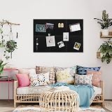 JMIATRY 6 Black Cork Board Tiles Large Square 30cm Self-Adhesive Wall Pin Board view 7