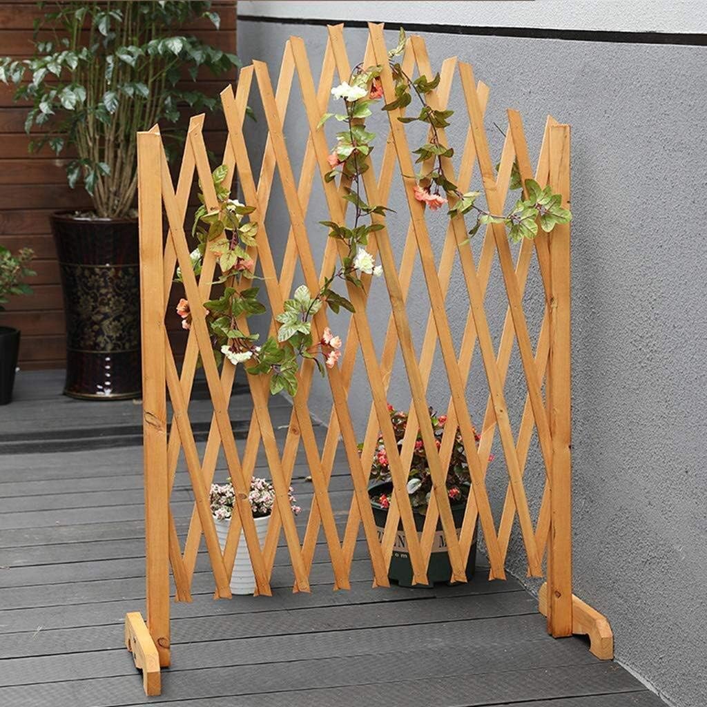 Amazon Com Fence J Picket Garden Expanding Wooden Telescopic Balcony Outdoor Patio Decorative Partition Color A Size 70cm Garden Outdoor