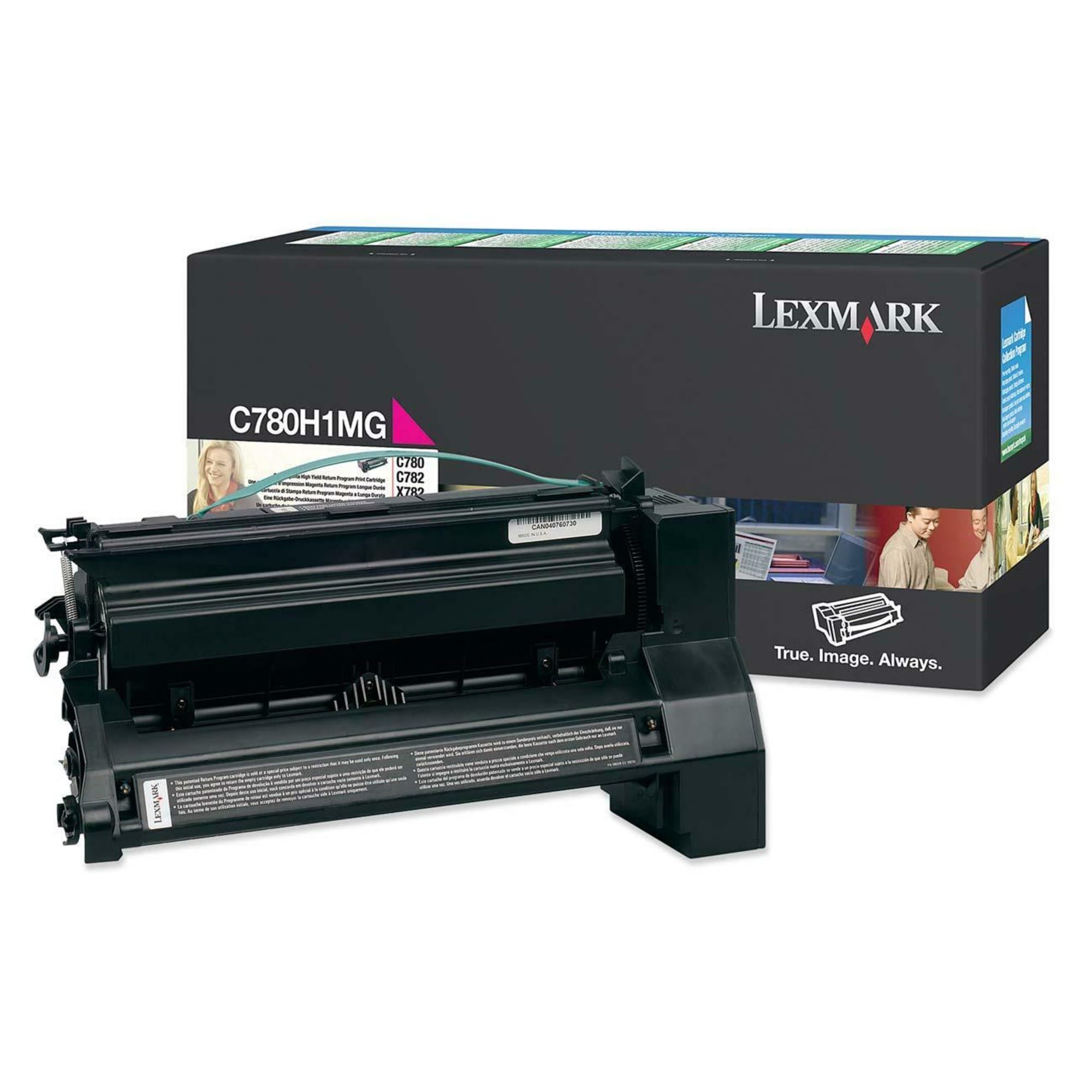 Lexmark Toner for C780,C782 10000 Sheets - Magenta — image 1