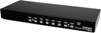 StarTech SV831DVIU 8 Port DVI HDMI USB KVM Switch 1920x1200 Rackmount