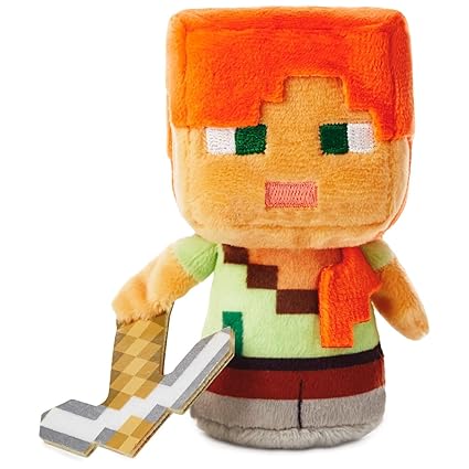 minecraft alex plush toy