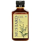 DAANA Mustard Oil for Skin: Certified USDA Organic, Extra Virgin, Cold Pressed