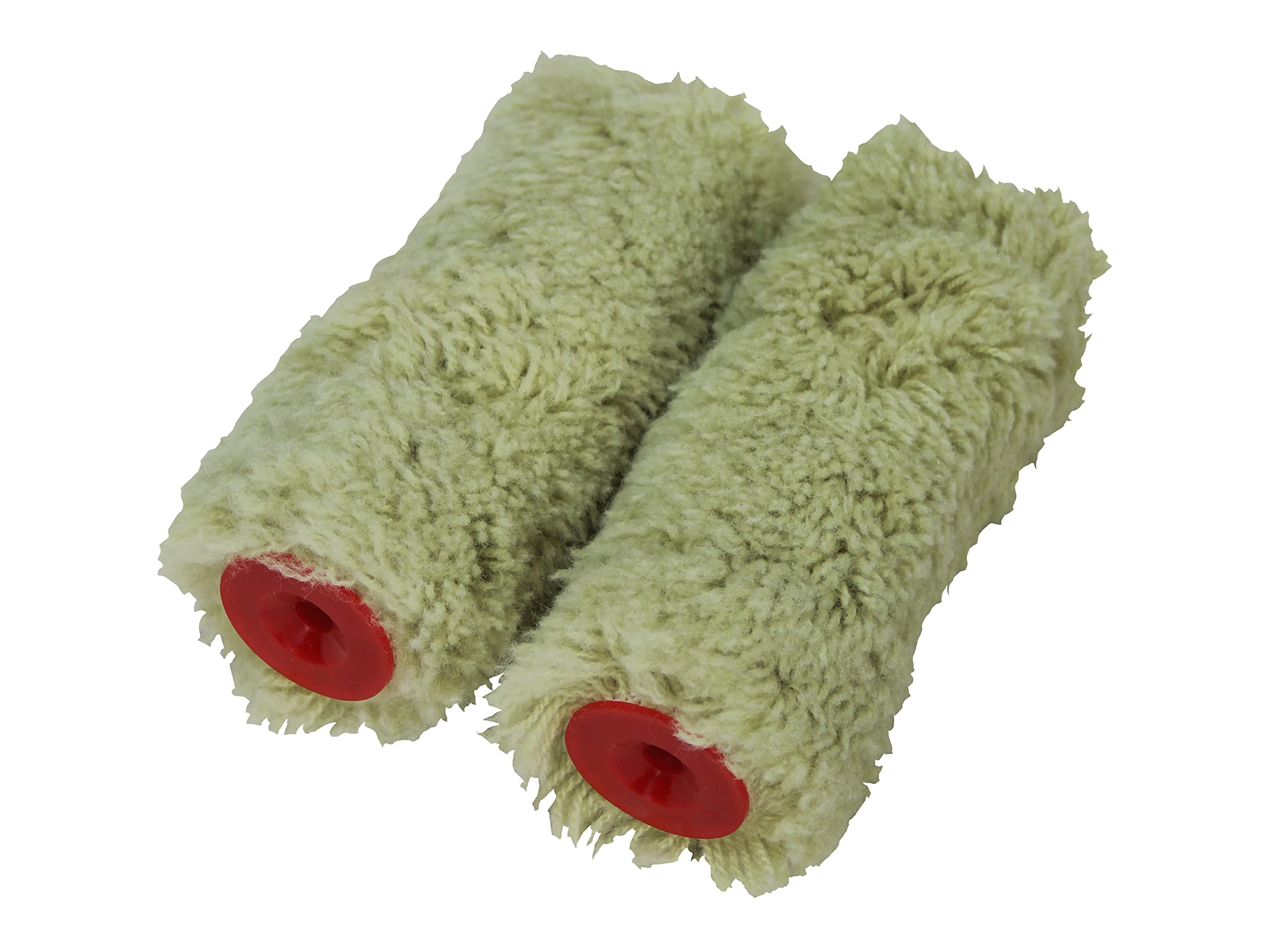 Faithfull FAIRMINI2MAS Masonry Mini Roller Refills 100mm (4in) Twin Pack. For Masonry Paints on Rough Surfaces