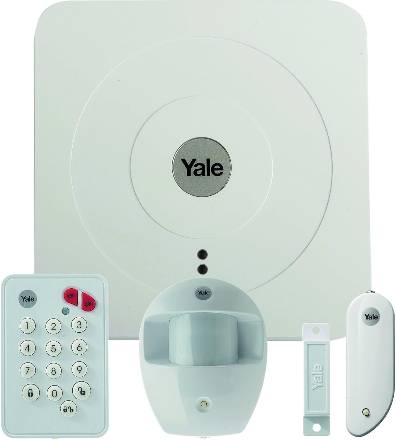 Yale 60-A100-3PET-SR-5011 Kit de Alarma, 1.5 V, Blanco: Amazon.es ...