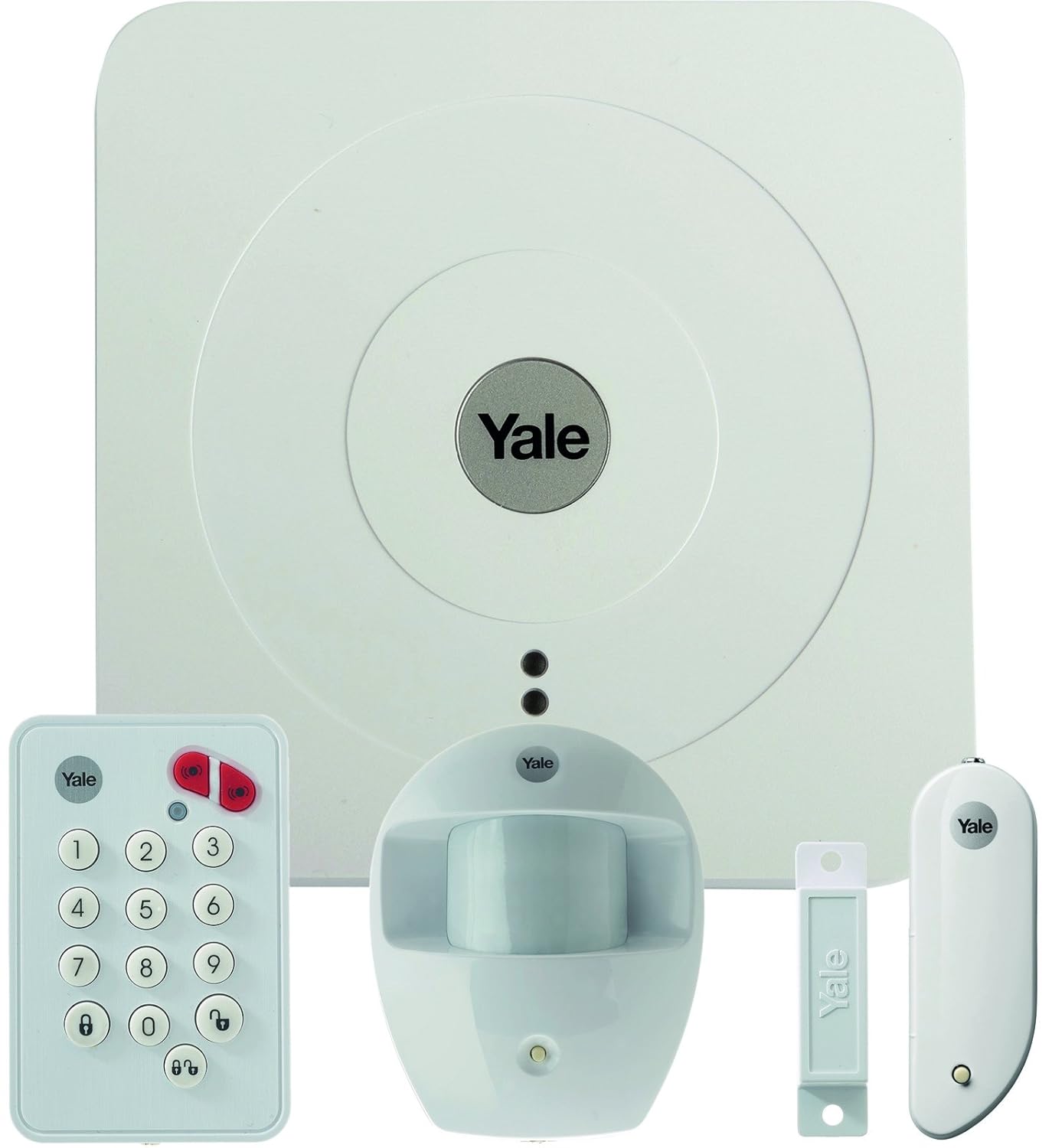 Yale 60-A100-3PET-SR-5011 Kit de Alarma, 1.5 V, Blanco