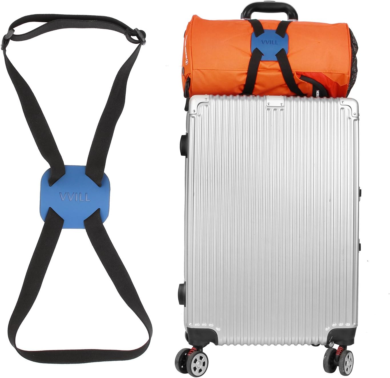 VVILLBag Bungee, Luggage Straps Suitcase Adjustable Belt - Lightweight and Durable Travel Bag Accessories
