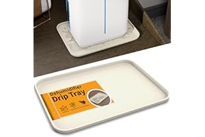 LBG Products Drip Pans 11 x 7.5 Inch for Small Dehumidifier,Hard Plastic Drip Tray Portable AC Drip Pan Catch & Prevent Spills or Leaks from Dehumidifier for Bedroom,Home,Protect Your Floor