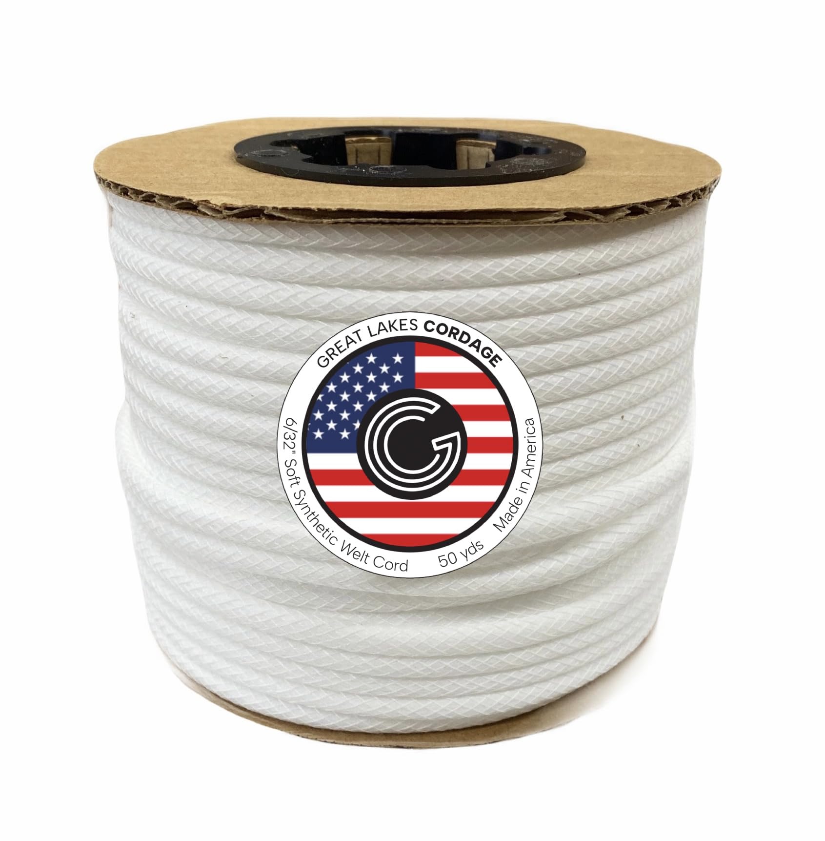 Soft Synthetic Upholstery Welt Cord, Braided #1 [6/32"] - 50 Yards